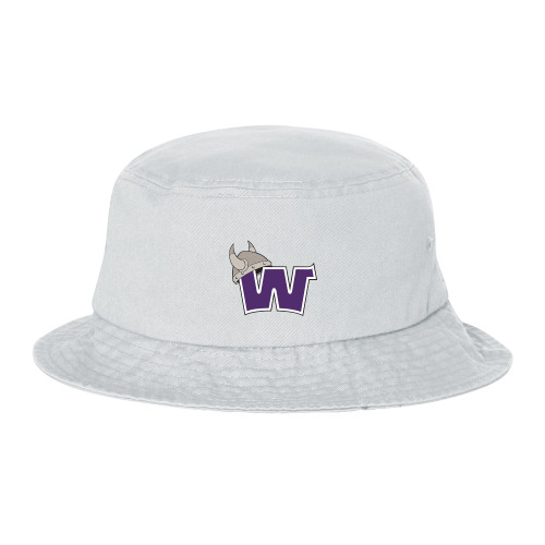 Sportsman White Bucket Hat - Waldorf W