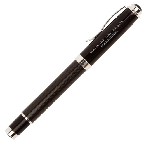  Luna Black Rollerball Pen - Waldorf University Warriors Engraved