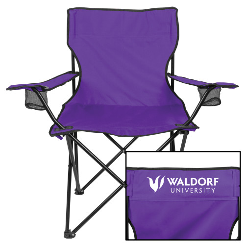  Deluxe Purple Captains Chair - Waldorf University Academic Mark Flat