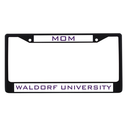  Mom Metal License Plate Frame in Black - Mom