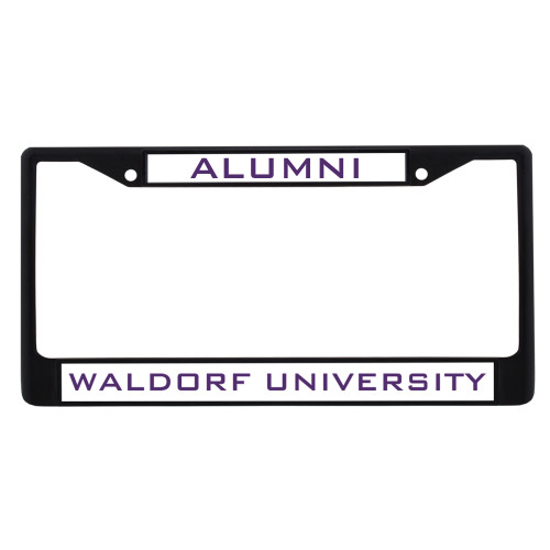  Alumni Metal License Plate Frame in Black - Alumni