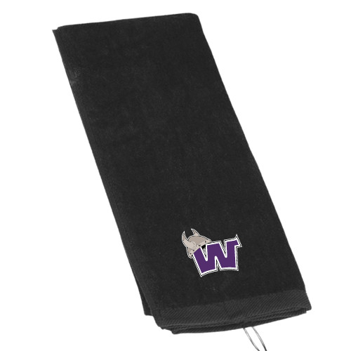  Black Golf Towel - Waldorf W