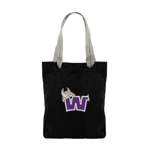  Allie Black Canvas Tote - Waldorf W