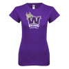 Thumbnail image for  Next Level Womens Purple Boyfriend Tee
