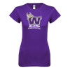 Thumbnail image for  Next Level Womens Purple Boyfriend Tee