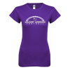 Thumbnail image for  Next Level Womens Purple Boyfriend Tee