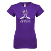 Thumbnail image for  Next Level Womens Purple Boyfriend Tee