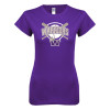 Thumbnail image for  Next Level Womens Purple Boyfriend Tee