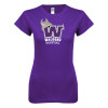 Thumbnail image for  Next Level Womens Purple Boyfriend Tee