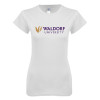 Thumbnail image for  Next Level Womens White Boyfriend Tee