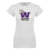Thumbnail image for  Next Level Womens White Boyfriend Tee