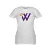 Thumbnail image for  Next Level Girls White Fashion Fit T Shirt