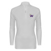 Thumbnail image for  Syntrel Womens White Interlock 1/4 Zip