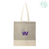 Thumbnail image for  Split Recycled Grey Cotton Twill Convention Tote