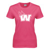 Thumbnail image for  Womens Hot Pink Short Sleeve Tee