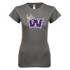 Thumbnail image for  Next Level Womens Charcoal Boyfriend Tee