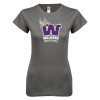 Thumbnail image for  Next Level Womens Charcoal Boyfriend Tee
