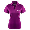 Thumbnail image for  Womens Purple Performance Fine Jacquard Polo