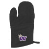Thumbnail image for  Quilted Canvas Black Oven Mitt