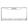 Thumbnail image for  Dad Metal License Plate Frame in Chrome