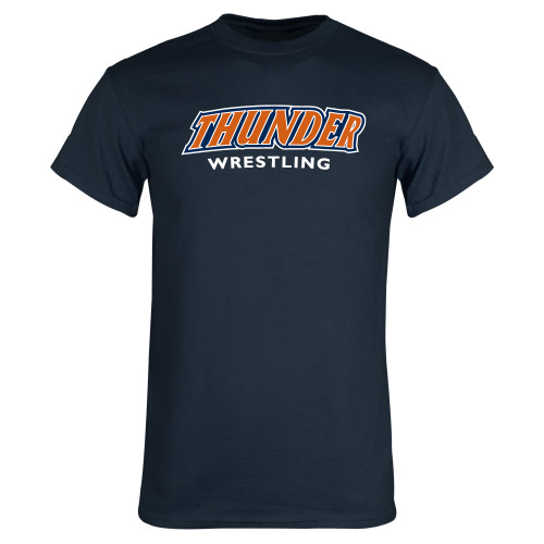  Navy T Shirt - Thunder Wrestling