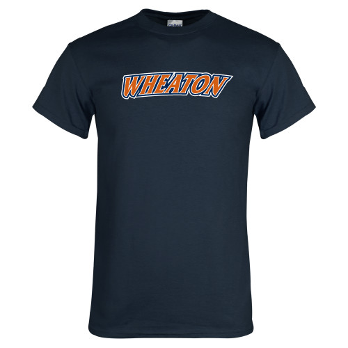  Navy T Shirt - Athletics Wordmark