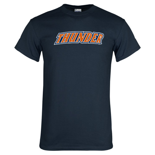  Navy T Shirt - Thunder Wordmark