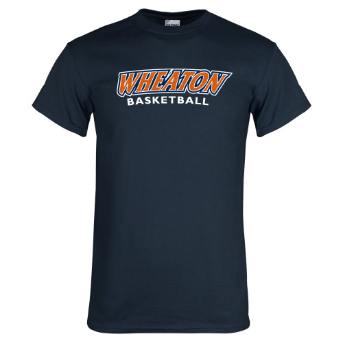  Navy T Shirt - Wheaton Basketball