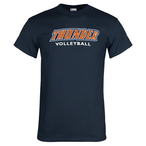  Navy T Shirt - Thunder Volleyball