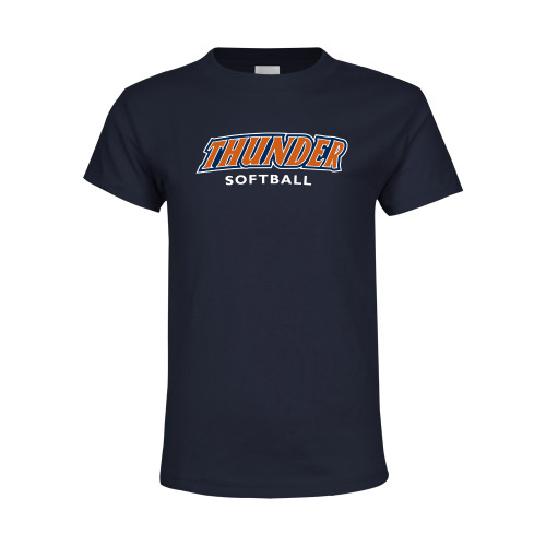  Youth Navy T Shirt - Thunder Softball