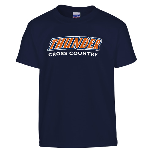  Youth Navy T Shirt - Thunder Cross Country