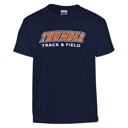  Youth Navy T Shirt - Thunder Track and Field