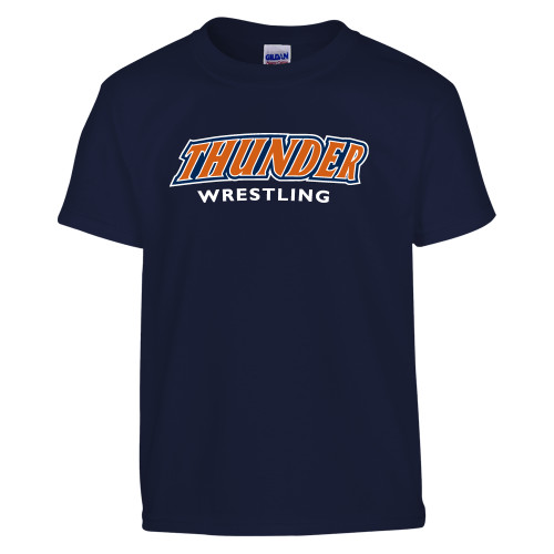  Youth Navy T Shirt - Thunder Wrestling
