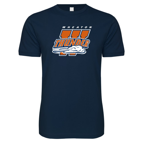  Next Level Navy SoftStyle T Shirt - Primary Athletics Mark