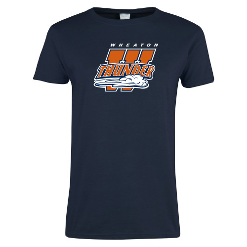  Womens Short Sleeve Navy Tee - Primary Athletics Mark