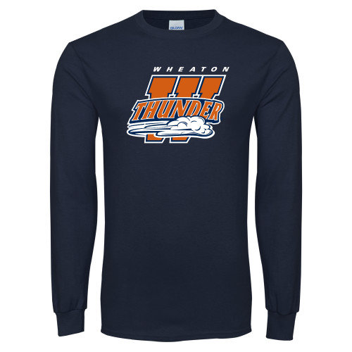  Navy Long Sleeve T-Shirt - Primary Athletics Mark