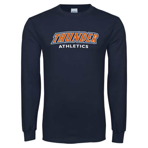  Navy Long Sleeve T-Shirt - Thunder Athletics