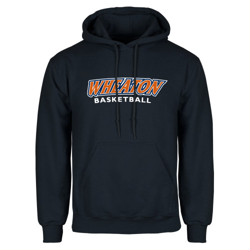  Navy Fleece Hoodie - Wheaton Basketball