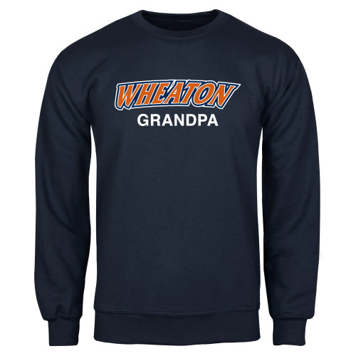  Navy Fleece Crew - Grandpa