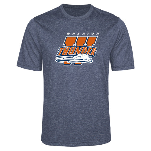  Navy Heather Performance Contender Tee - Primary Athletics Mark