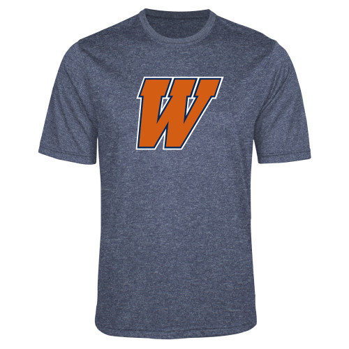  Navy Heather Performance Contender Tee - W