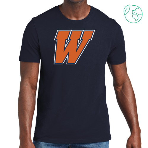  Allmade Navy Organic Cotton Tee - Primary Mark - Horizontal