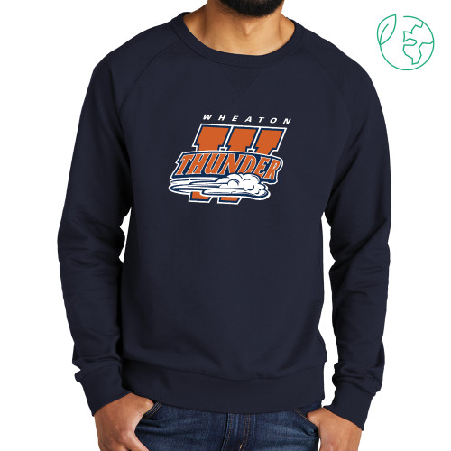  Allmade Navy Organic French Terry Crewneck Sweatshirt - Primary Mark