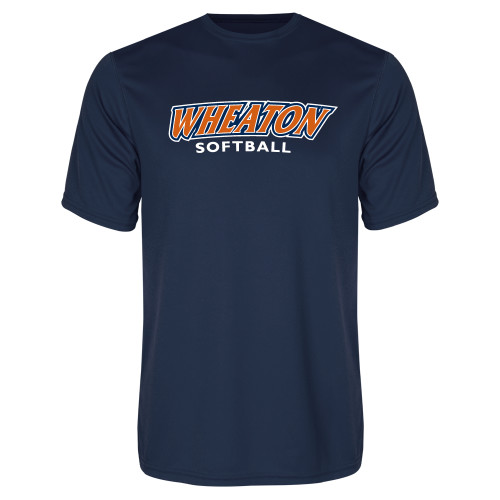  Navy Performance Tee - Wheaton Softball