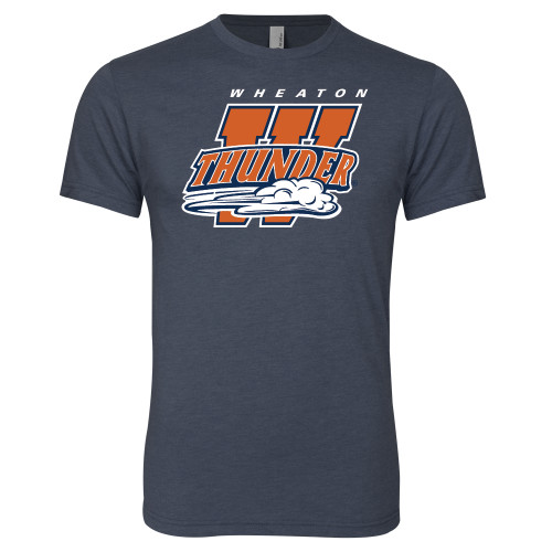  Next Level Navy Triblend Tee - Primary Athletics Mark