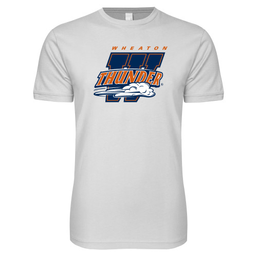  Next Level White SoftStyle T Shirt - Primary Athletics Mark