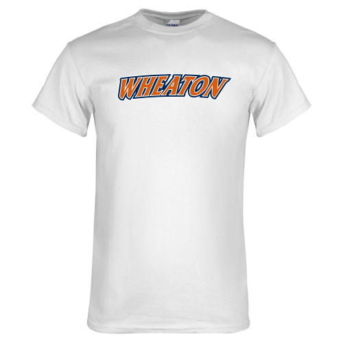  White T Shirt - Athletics Wordmark