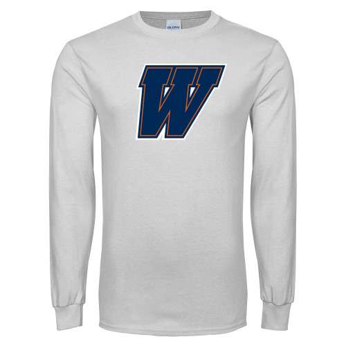  White Long Sleeve T Shirt - W