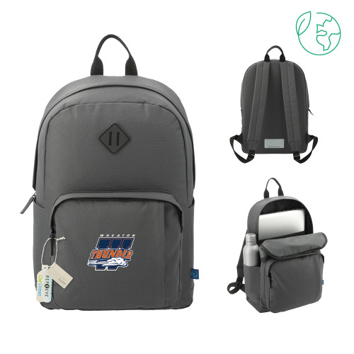 Wheaton College IL Repreve Ocean Charcoal Everyday Computer Backpack