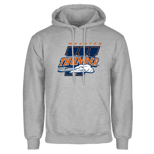  Grey Fleece Hoodie - Primary Athletics Mark